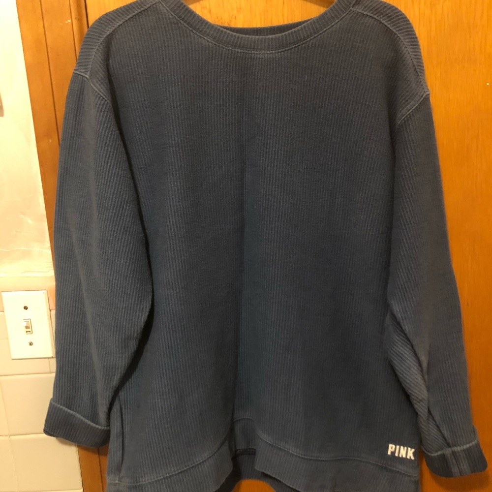 Pink Navy Blue Sweater